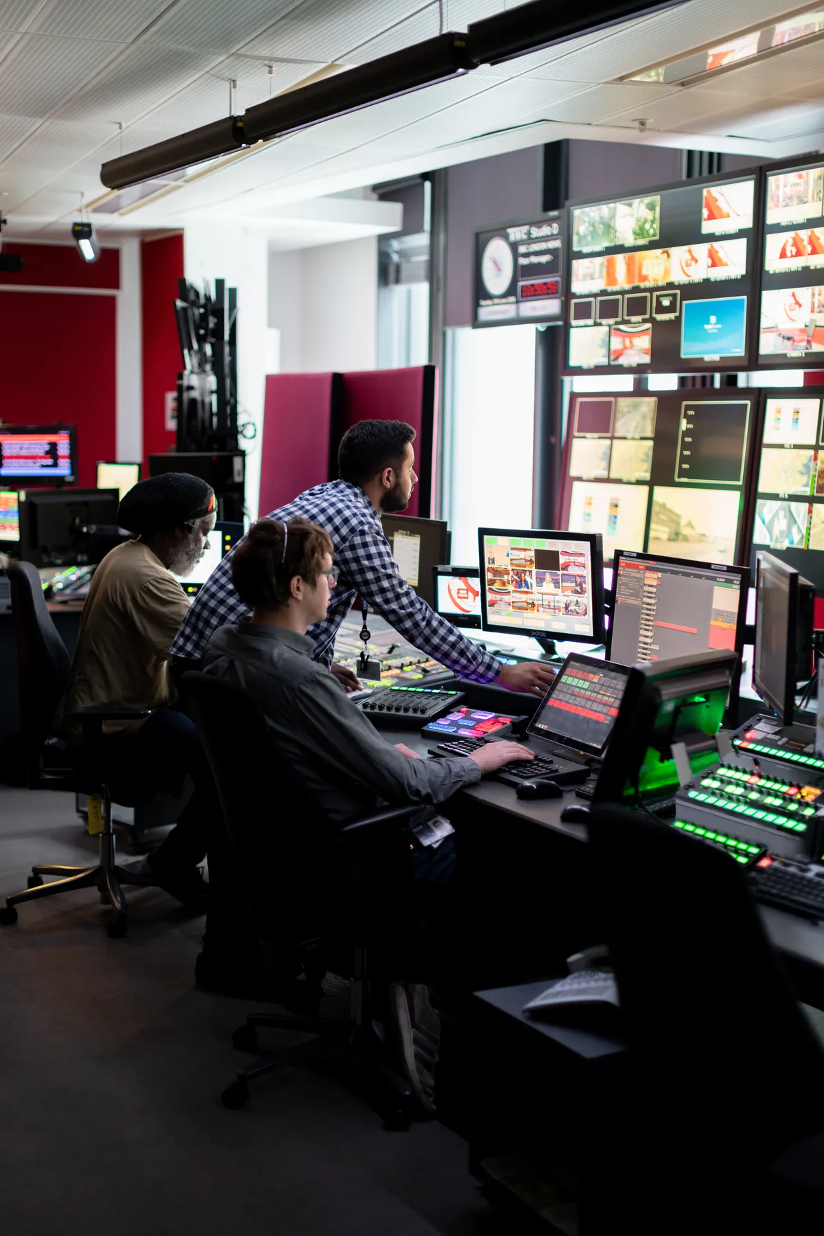 Media operations team responding to incidents in real time