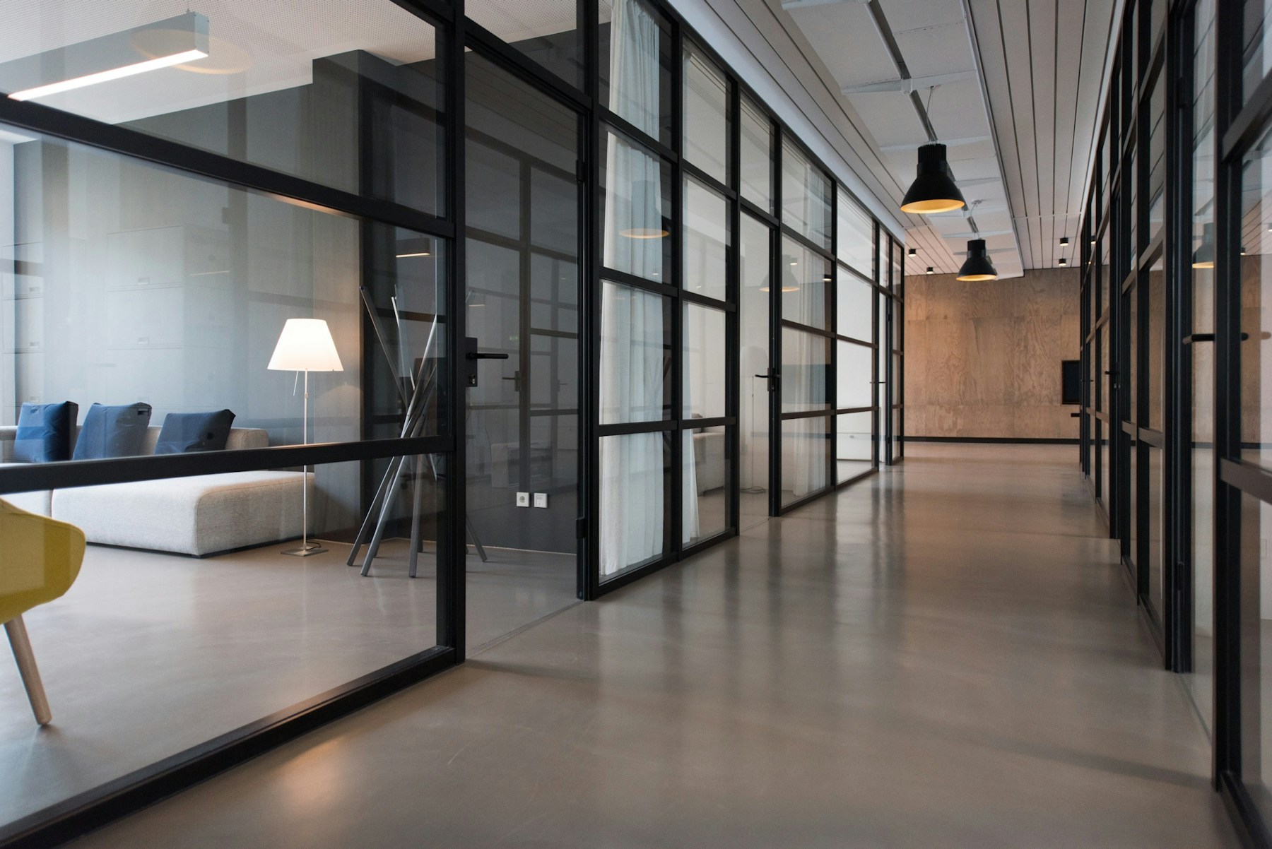 Office connected through a shared business process